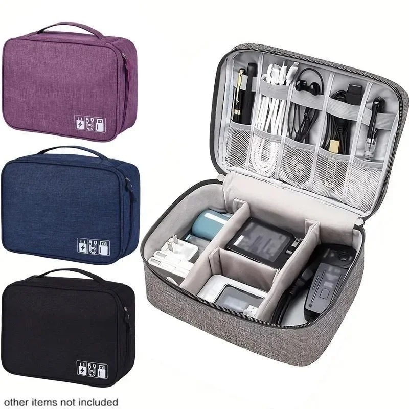 Tech Accessories Types - Estuche Organizador de Electrónicos para Viaje,