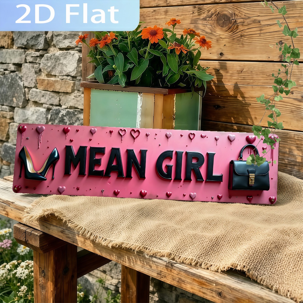 Tech Girl Accessories - Letrero de Pared 2D Plano, Estilo