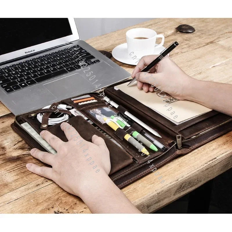 Tech Accessories For Ipad - Bolsa de Almacenamiento de Cuero para