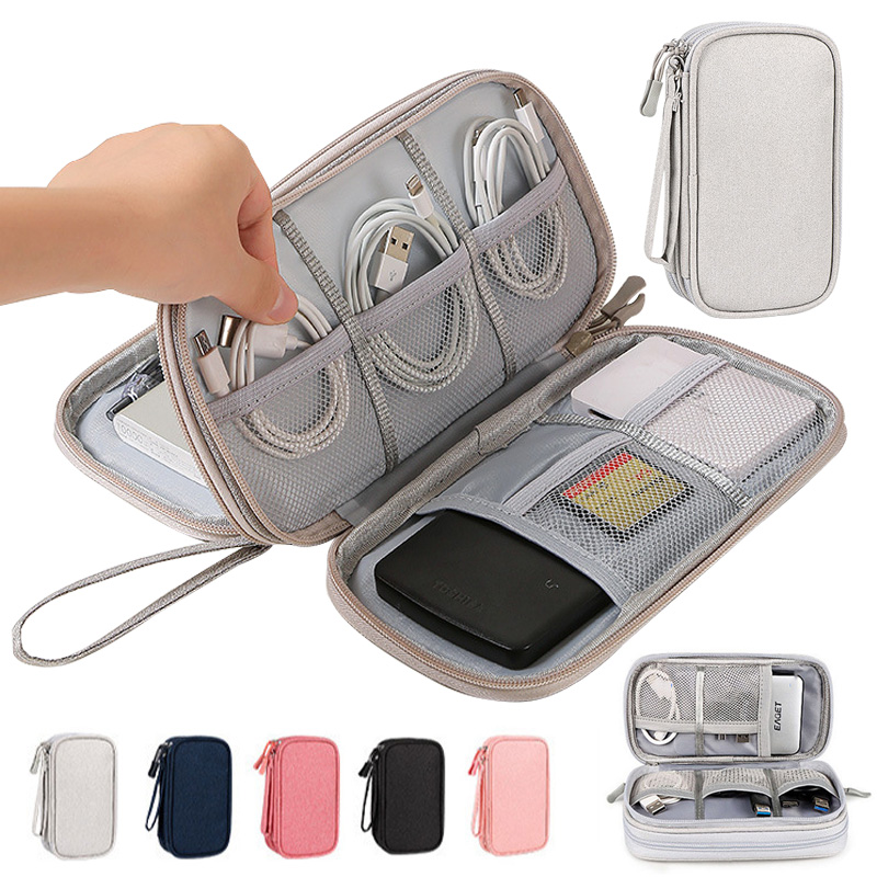 Tech Accessories Case - Bolsa de Almacenamiento Digital Portátil Multicolor