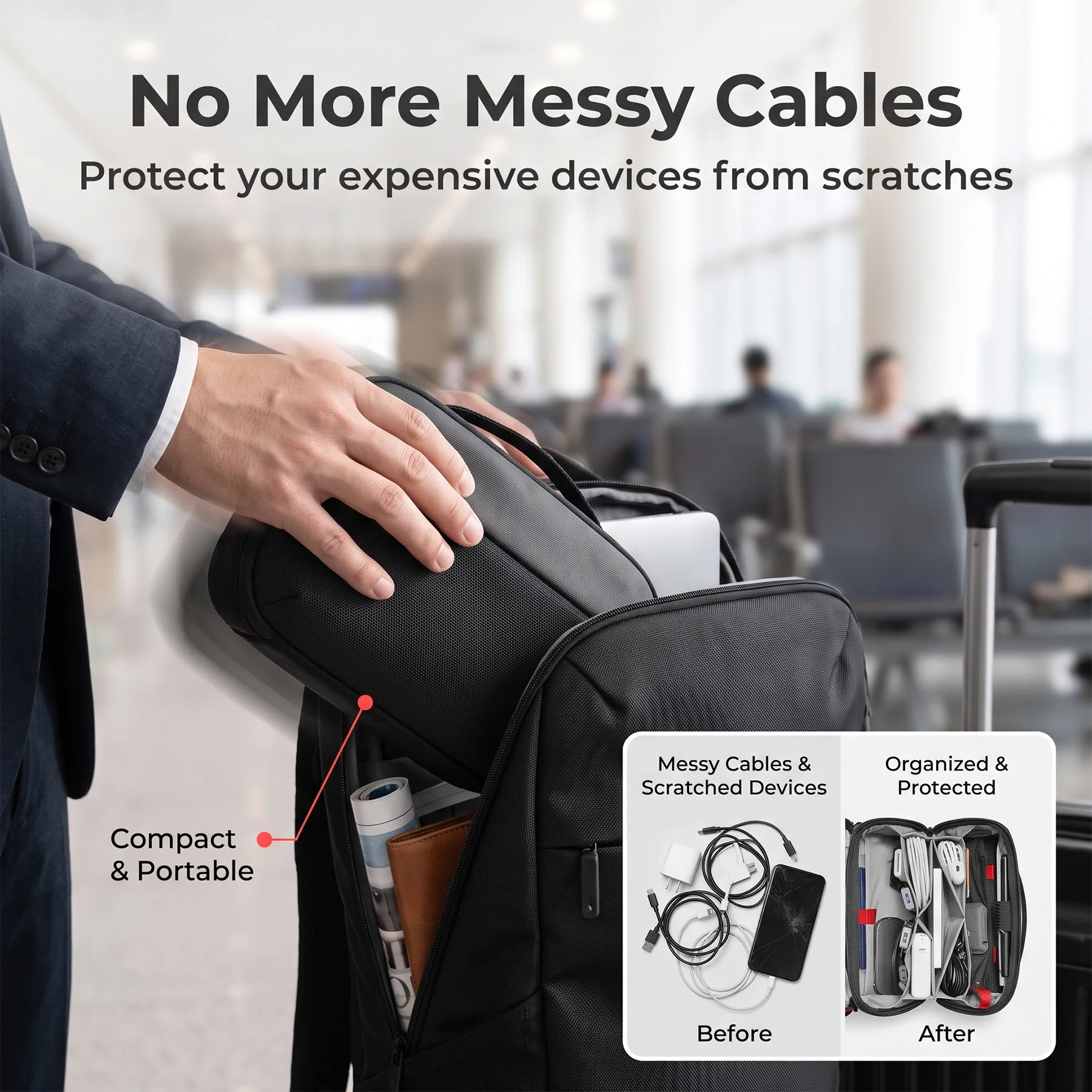 Estuche Organizador de Accesor - Tech Accessories Case reseña y precio