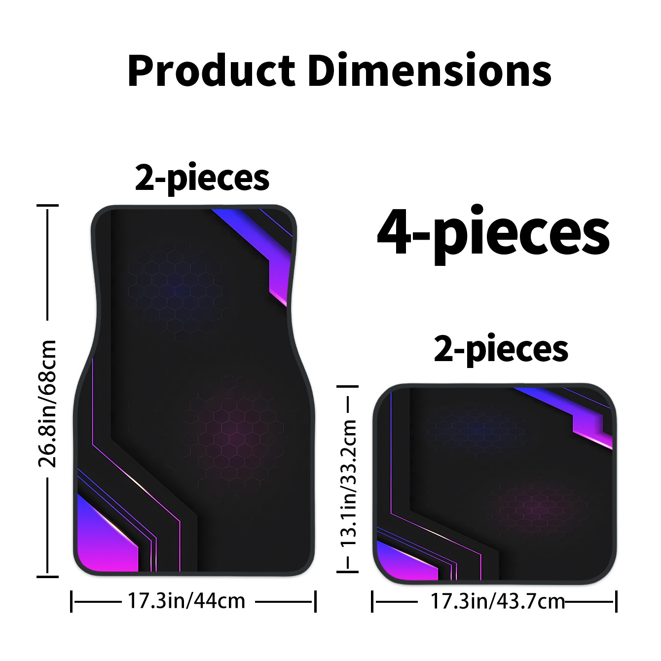 4 piezas de alfombrillas para  - Tech Accessories Luxury reseña y precio