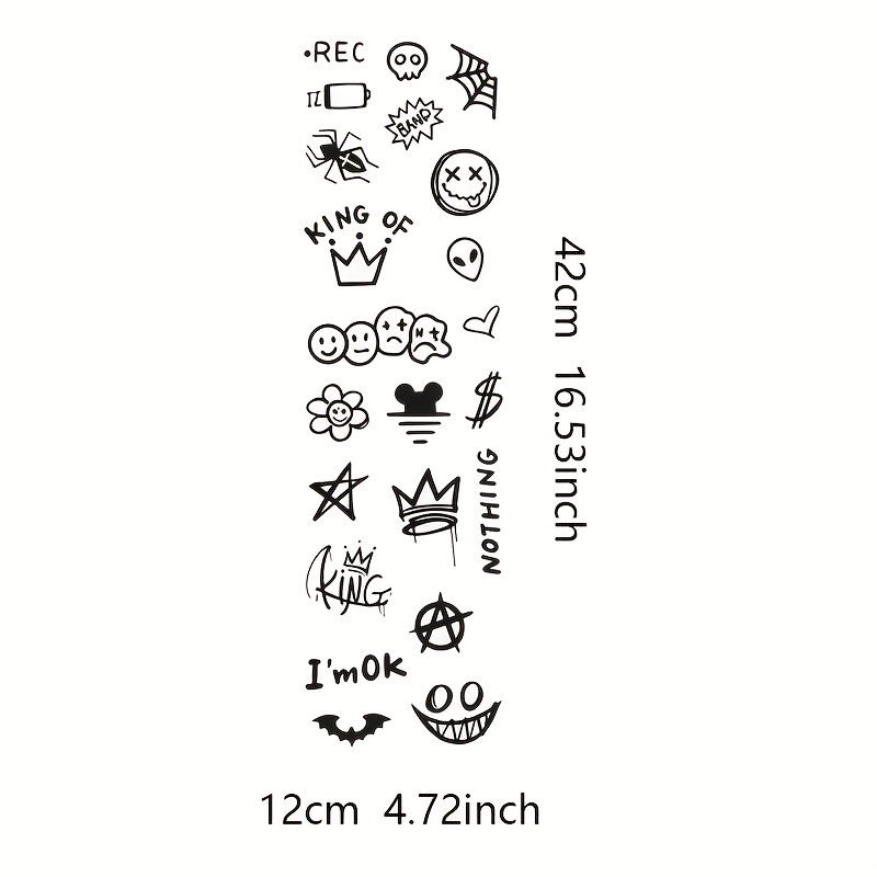 1 set de pegatinas de grafiti  - Tech Accessories Bag reseña y precio