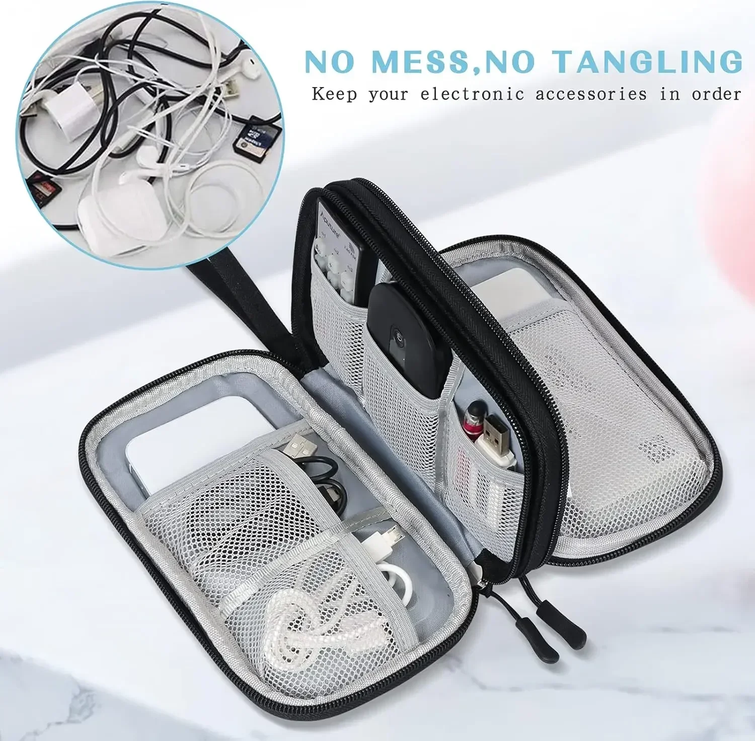 Bolsa de Viaje para Cables, Es - Tech Accessories Case reseña y precio