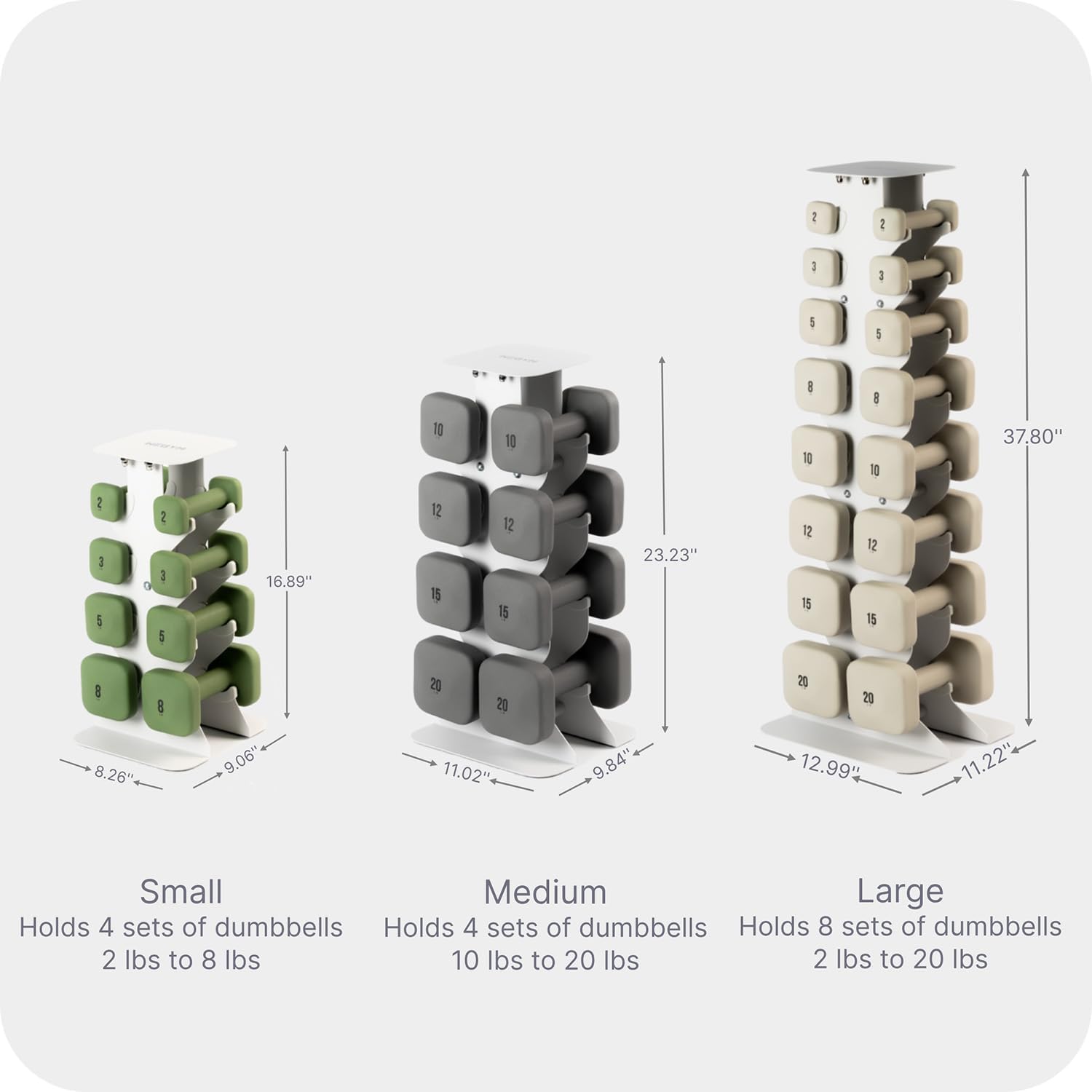 Soportes para Mancuernas, Solu - Tech Queen reseña y precio